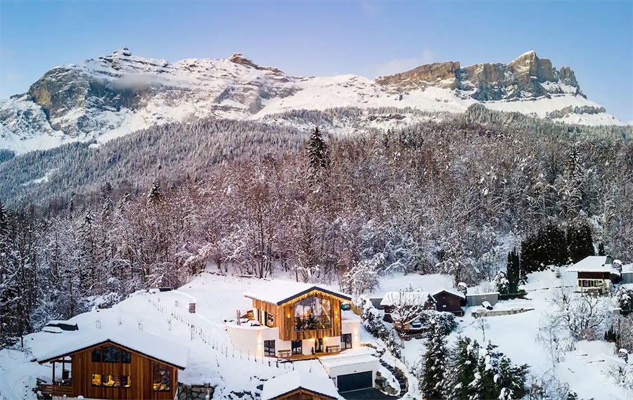 Chalet Tír na nÓg - aerial view